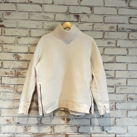 all in motion Tops - All in motion cowl neck ribbed top side zippers